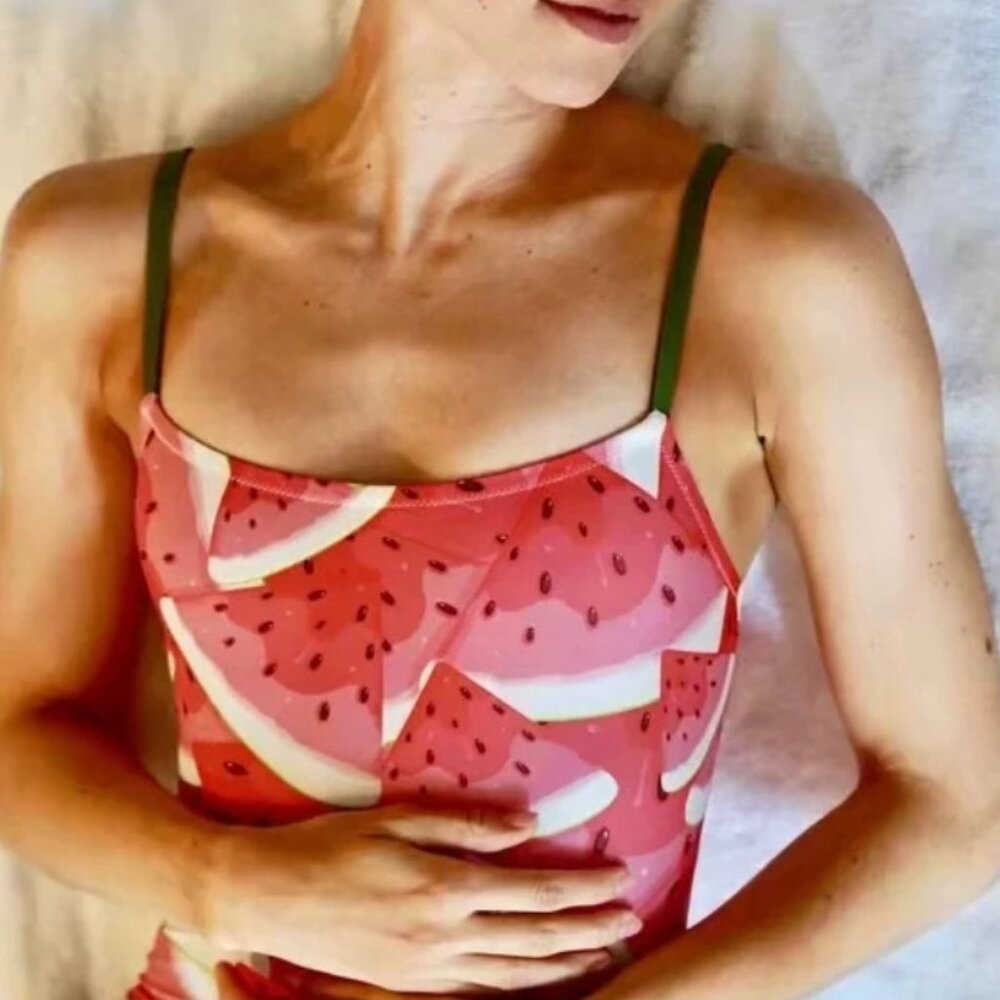 Chameleon Activewear Watermelon Print Leotard